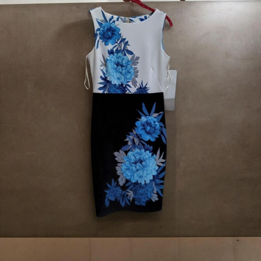 Gabby Skye Sheath Dress NWT Size 6 Black White